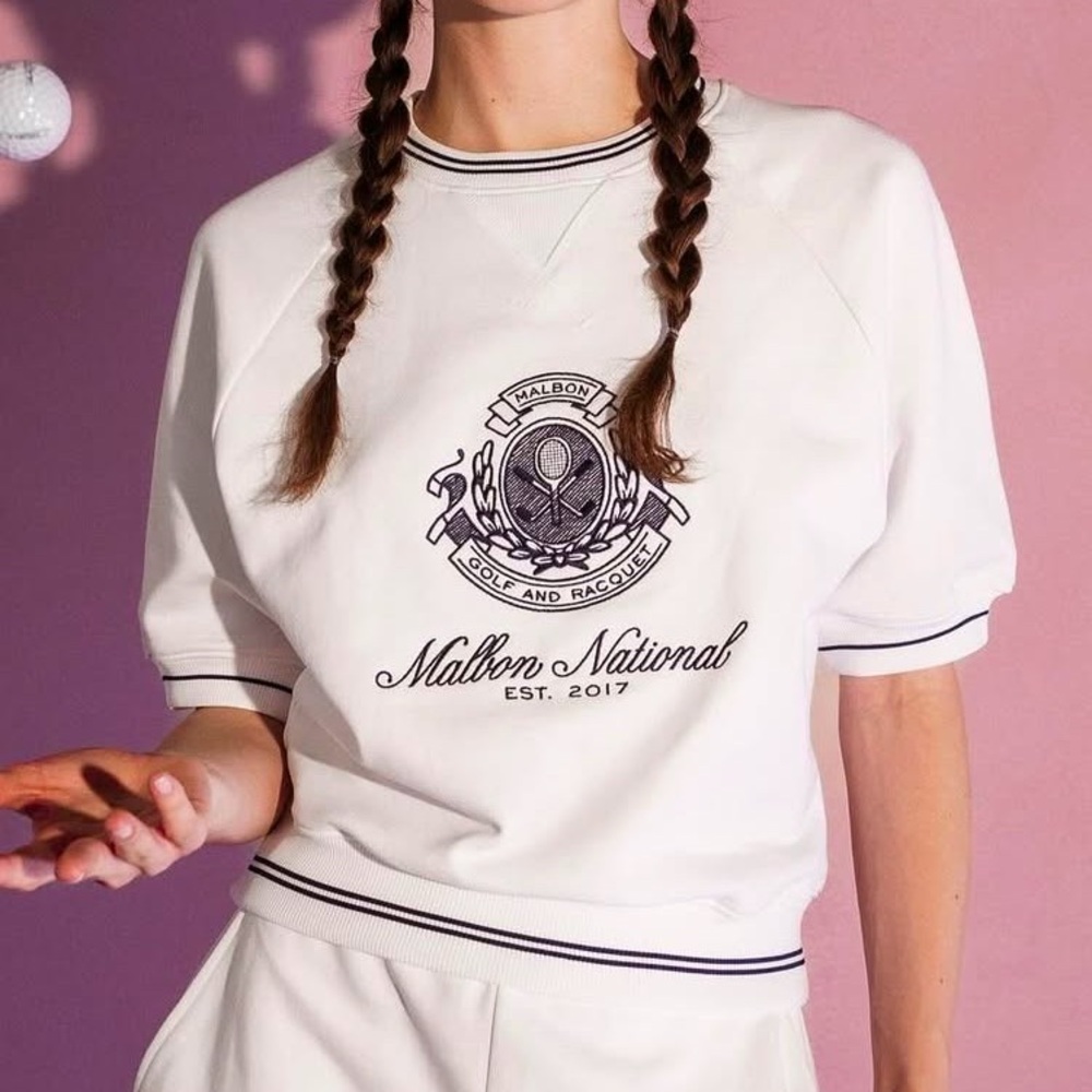 Malbon Golf Billie Sweatshirt - Golf & Racquet. Brand new with tags. Size L